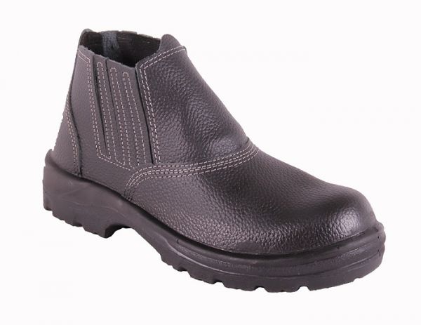 Bota Botina Segurança C/ Bico Pvc Elástico - Ca - Primavera